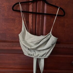 Elegant Sage Green Women's Top